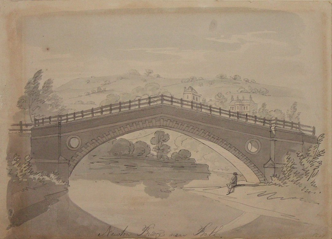 Watercolour - Newton Bridge near Bath